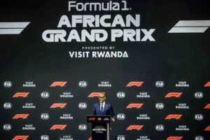 Why has Rwanda been chosen to host F1?