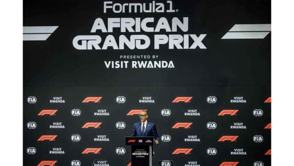 Why has Rwanda been chosen to host F1?