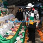 Minister Mugadza tours some of the exhibition stands at Manicaland Agricultural Show
