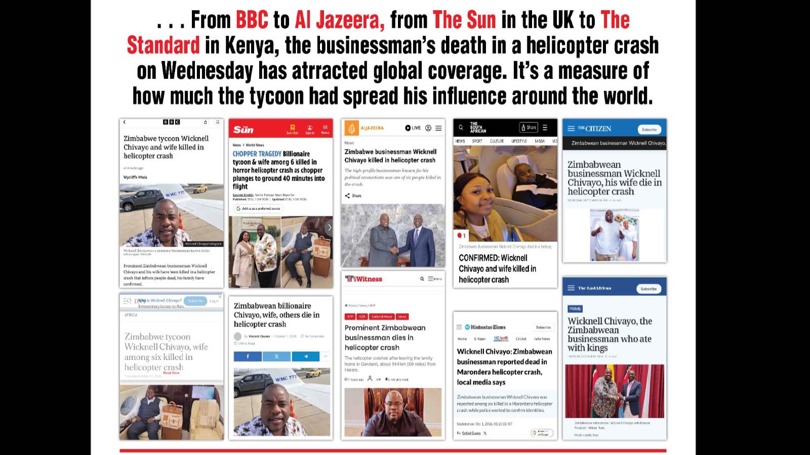 FROM UK, TO INDIA, FROM SA TO NIGERIA, CHIVAYO’S DEATH IS TRENDING AROUND THE WORLD