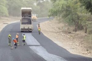 Bulawayo /VicFalls Road rehab resumes  with 8 contractors back on site