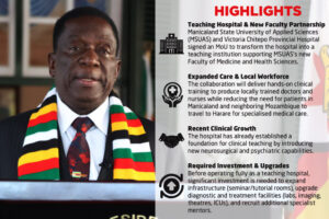 Victoria Chitepo to become medical training hub