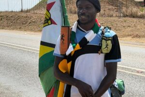 WATCH: Zambian child rights campaigner walks into Bulawayo after 2 224km journey