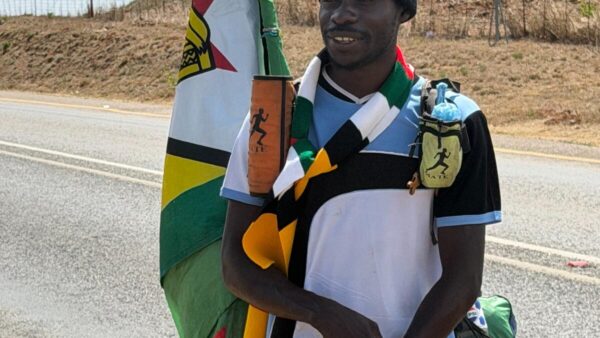 WATCH: Zambian child rights campaigner walks into Bulawayo after 2 224km journey