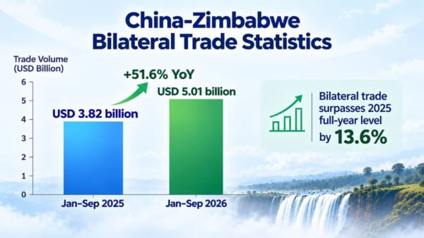 China-Zimbabwe trade surges 51,6pc to US$5bn