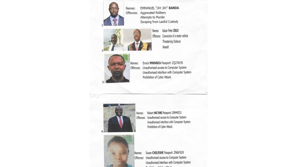 Zimbabwe and Zambia Police join forces to track down five Zambian transnational cyber crime suspects