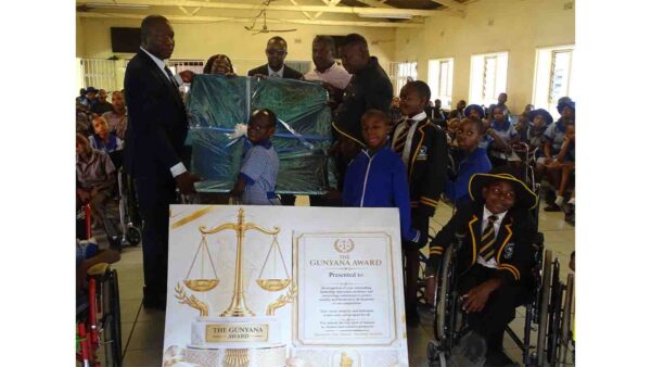 Jairos Jiri Association receives inaugural Gunyana Prestigious Award dedicated to the President