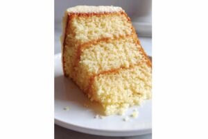 Fluffy vanilla cake