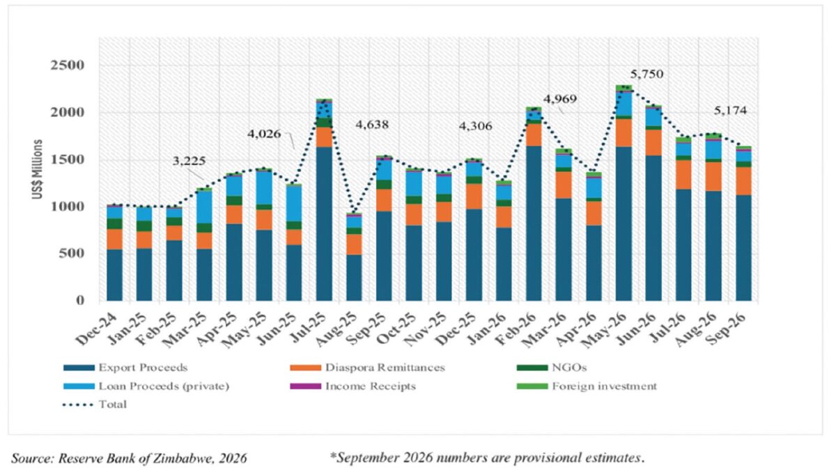 Record US$15,9b forex inflows drive economic stability