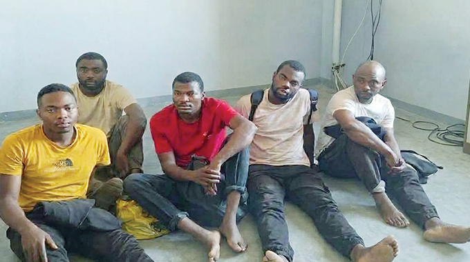 Six appear in court over foiled armed robbery