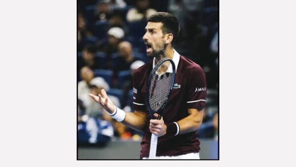 Djokovic lets rip at umpire
