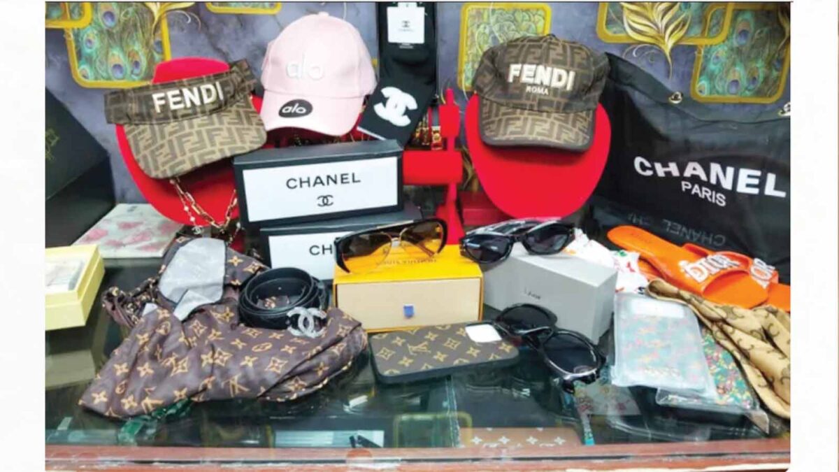 OVER 62K COUNTERFIET ITEMS,  INCLUDING FENDI BRANDS, SIEZED