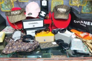 OVER 62K COUNTERFIET ITEMS,  INCLUDING FENDI BRANDS, SIEZED