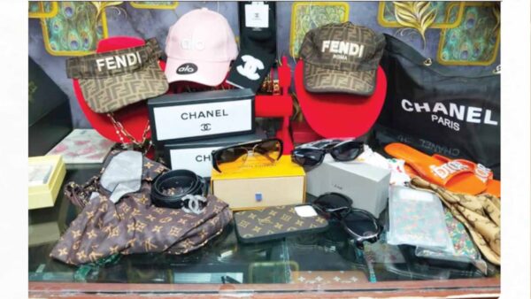 OVER 62K COUNTERFIET ITEMS,  INCLUDING FENDI BRANDS, SIEZED