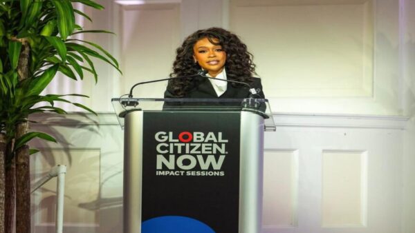 Nomzamo Mbatha hosts Global Citizen event
