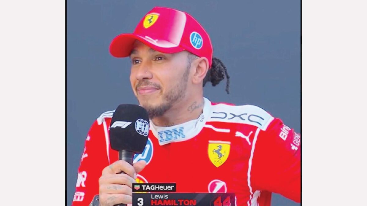 Hamilton’s tyre  gamble backfires