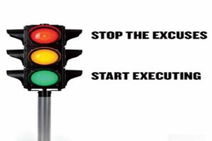 Move by eliminating excusitis
