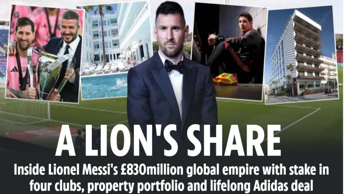 LIONEL MESSI is set for life well after he says goodbye to football.