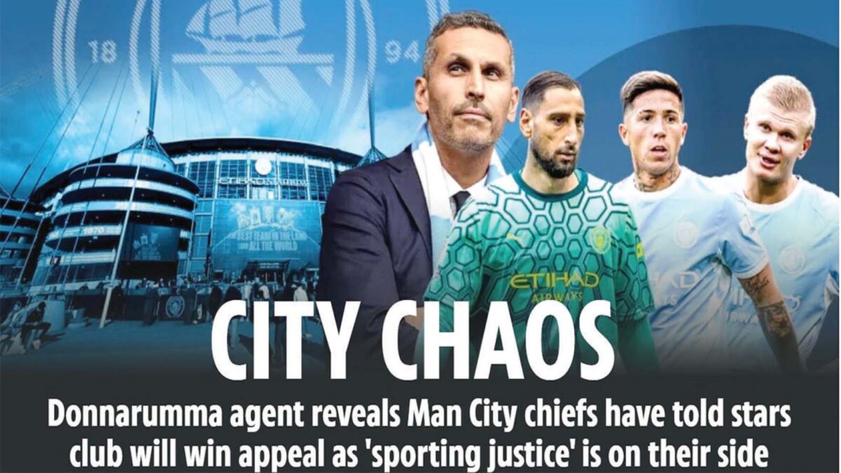 MANCHESTER City bosses have told stars they should not be worried about the club’s Prem guilty verdict —because they have “sporting justice” on their side.