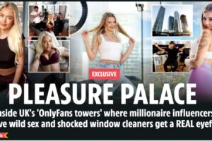 MANCHESTER. – Window cleaning isn’t always seen as the most glamorous profession – but those working outside the 42nd floor of Deansgate Square skyscraper get to enjoy an unexpected perk of the job.