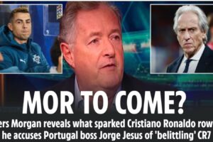 PIERS MORGAN has lifted the lid on why Cristiano Ronaldo dramatically quit the Portugal camp after manager Jorge Jesus “pulled a Ten Hag”.