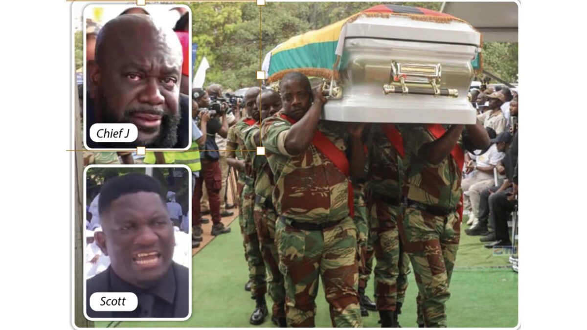 SCOTT BREAKS DOWN, CHIEF J SHEDS TEARS AS SIR WICKNELL IS LAID TO REST
