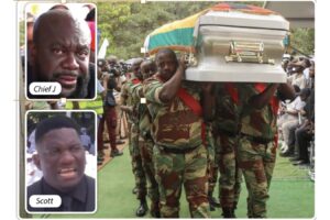 SCOTT BREAKS DOWN, CHIEF J SHEDS TEARS AS SIR WICKNELL IS LAID TO REST