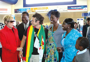 Hero’s welcome for Wendall, Vimbai