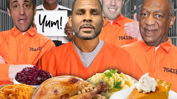 R. Kelly, Kodak Black Bill Cosby spend thanksgiving in jail