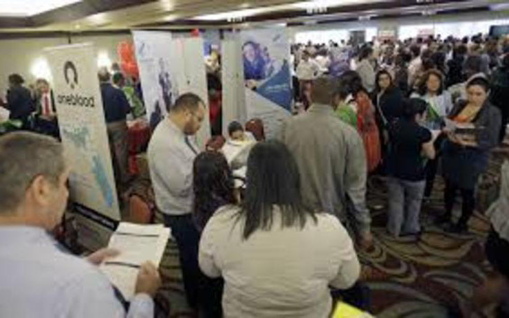 The number of Americans filing for unemployment benefits fell to near a 44-year-low last week