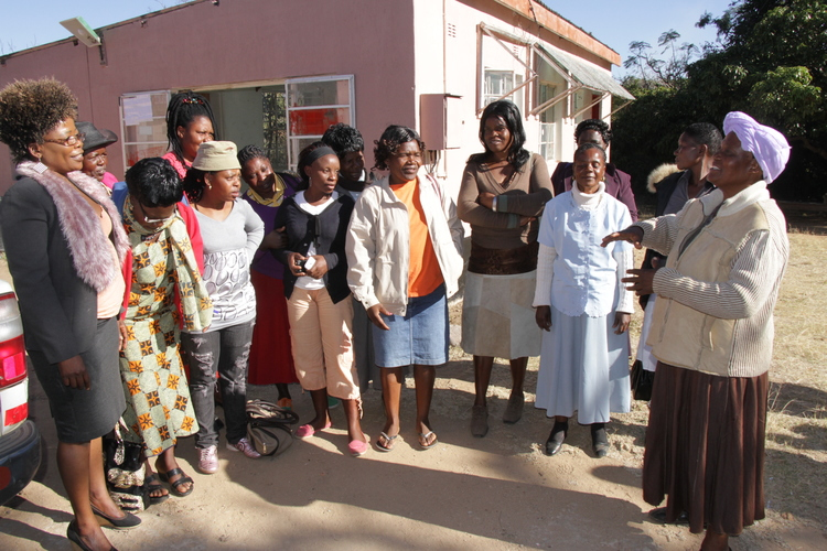 The Manicaland MDC-T women executive members meet after defecting to the Biti-led Renewal Team