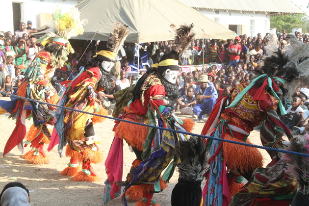 Villa Nyau dancers were part of the performers during the festival