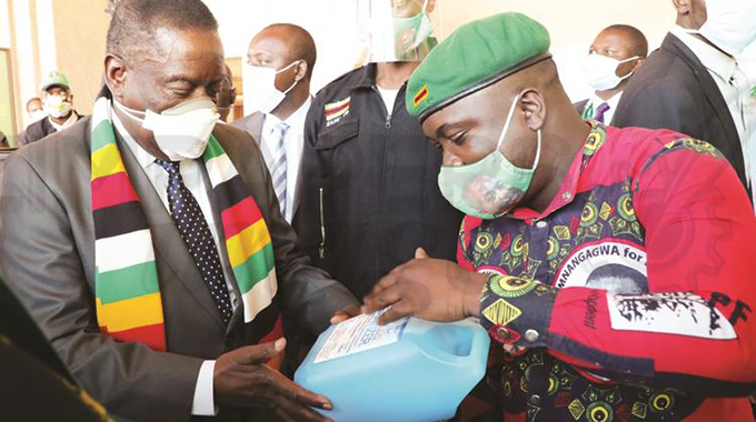 Youth League chips in with sanitisers