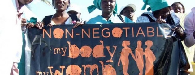 Women advocating for their health and rights
