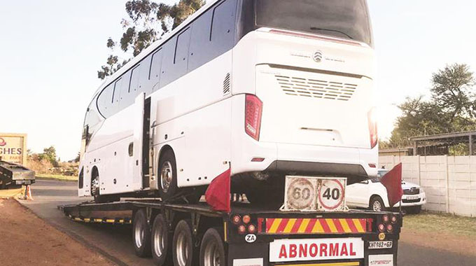 CAPS luxury coach lands in SA