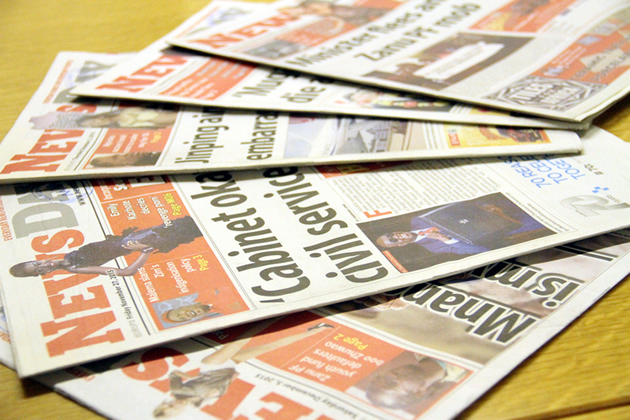 AMH, publishers of Zimbabwe Independent and NewsDay (pictured above), have struggled to pay salaries for their staff in recent months