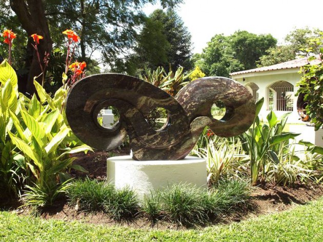 “Rising Star” by Antony Masamba on display at Shona Sculpture Gallery