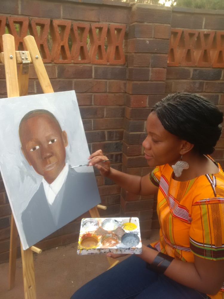 Mufunda a passionate painter