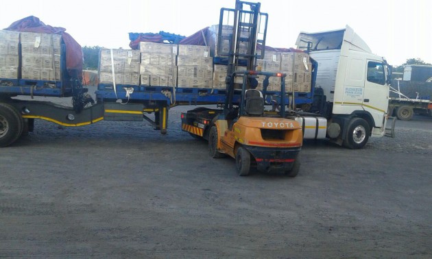 The two trucks which were intercepted by the FERRET team after smuggling a consignments of detergents from South Africa into Zimbabwe via Beitbridge Border Post. They avoided paying duty of $30 000. The trucks are still under seizure by Zimra and are being kept at the Container depot pending the finalisation of the matte