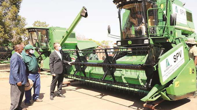 Bank dispatches harvesters
