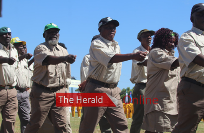 San kids explore Victoria Falls