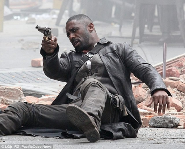 Idris Elba goes back into action