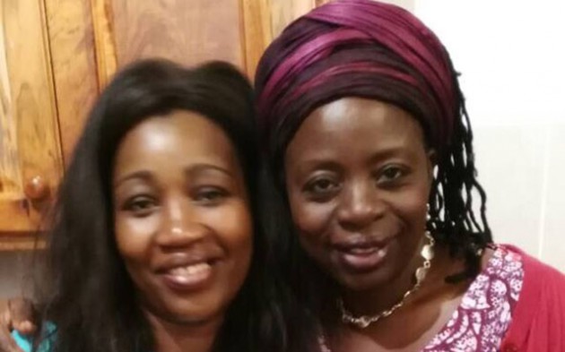 TETE NDIBABA . . . Sekai Nzenza shares a kodak moment with her niece Nelia