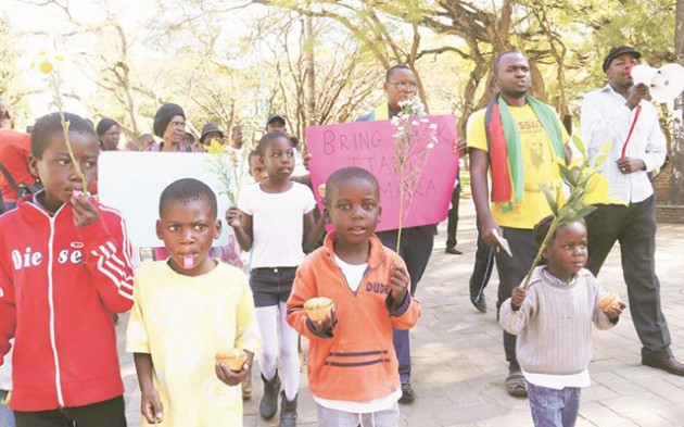 The use of children in Wednesday’s illegal demonstration by opposition activists led by Partson Dzamara has sparked outrage with the Government, lawyers and human rights organisations calling for action against the protest organisers