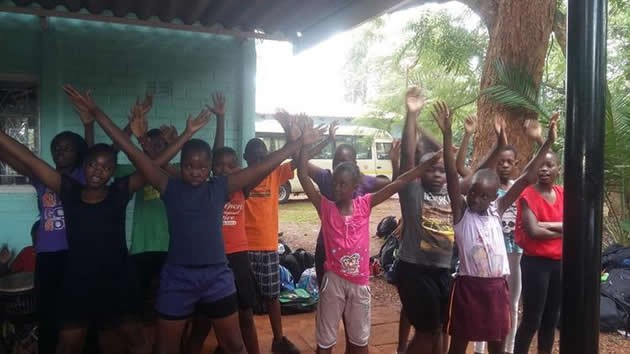 CHIPAWO children during rehearsals ahead of tonight’s show