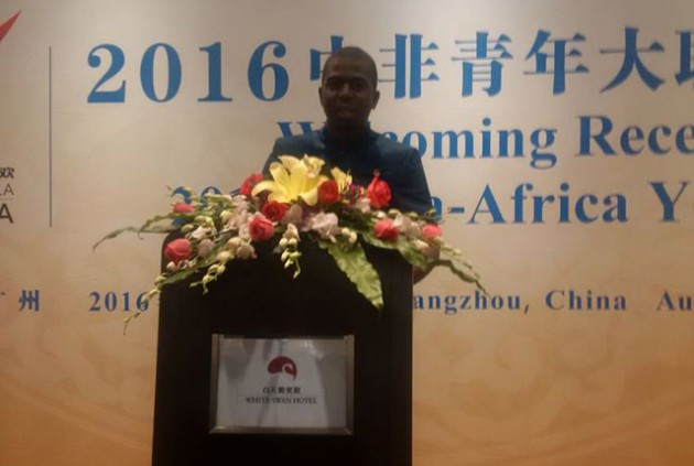 Brian Mudumi . . . “There is a huge potential for vibrant business-to-business cooperation between China and Africa. China has more than one billion people. With such a size, it cannot produce everything.”