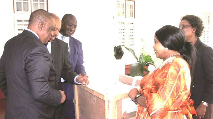 Acting President donates mobile X-ray machine