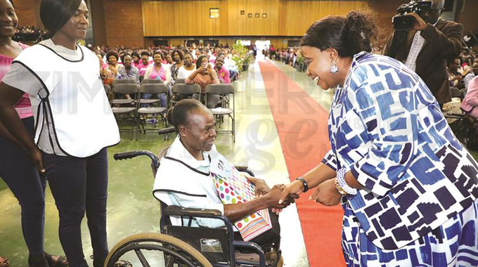 First Lady tips students on life skills