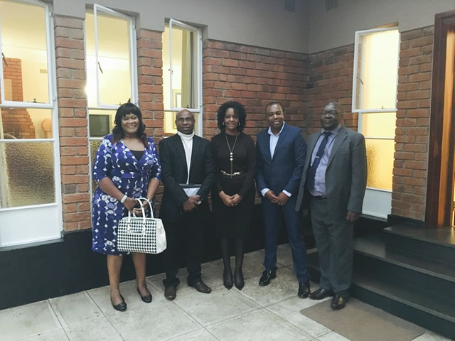 ZAI team with the first lady Dr Grace Mugabe (centre)