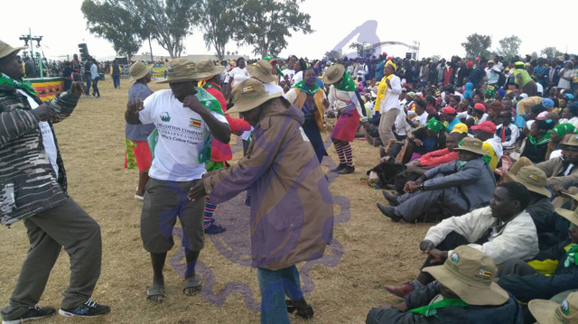 Members of the crowd dance to music from Seh Calaz. - Pic by Wilson Kakurira